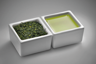 Gyokuro, dewy-colored Japanese green tea