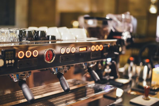 When was the espresso machine first invented?