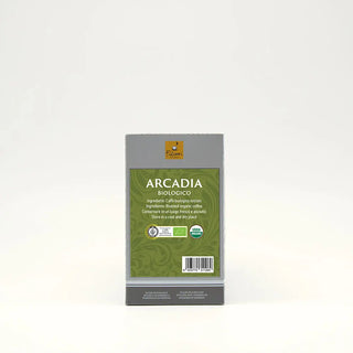 Scatola di Arcadia Bio | Capsule per Nespresso Alluminio, caffè biologico di Filicori Zecchini.