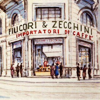 Filicori Zecchini | Postcard from 1938 Historic Headquarters in the Center of Bologna