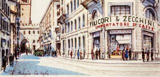 Filicori Zecchini | Postcard from 1938 Historic Headquarters in the Center of Bologna