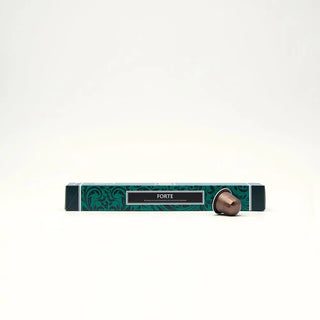 Forte | Capsule per Nespresso in Alluminio, perfette per un caffè intenso e ricco, realizzate in alluminio di alta qualità.